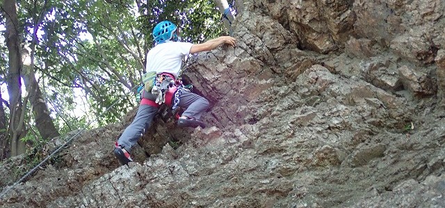 2021/7/25 岩登り訓練(天覧山ゲレンデ)