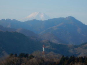 富士山が見えてきました