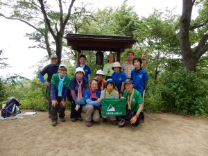 山頂に戻って、昼食。