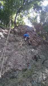 安全第一で訓練開始です