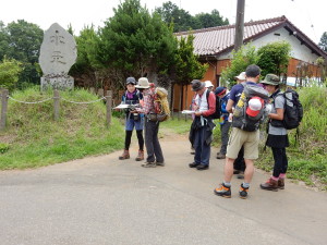 ここで進行方向の確認