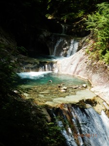 七ツ釜五段の滝(2)