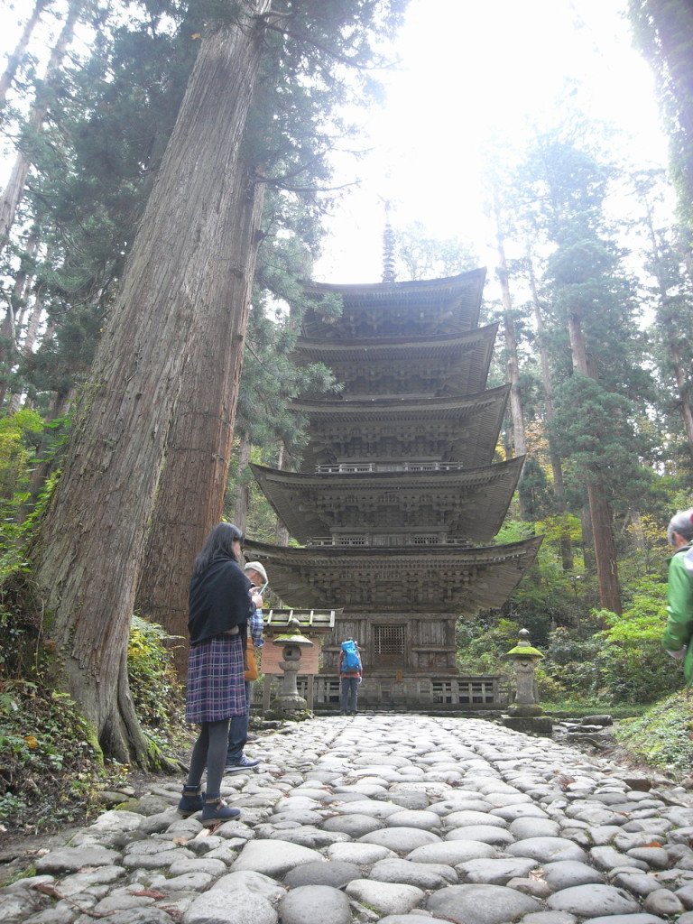 すぐさま国宝の五重塔が登場します。