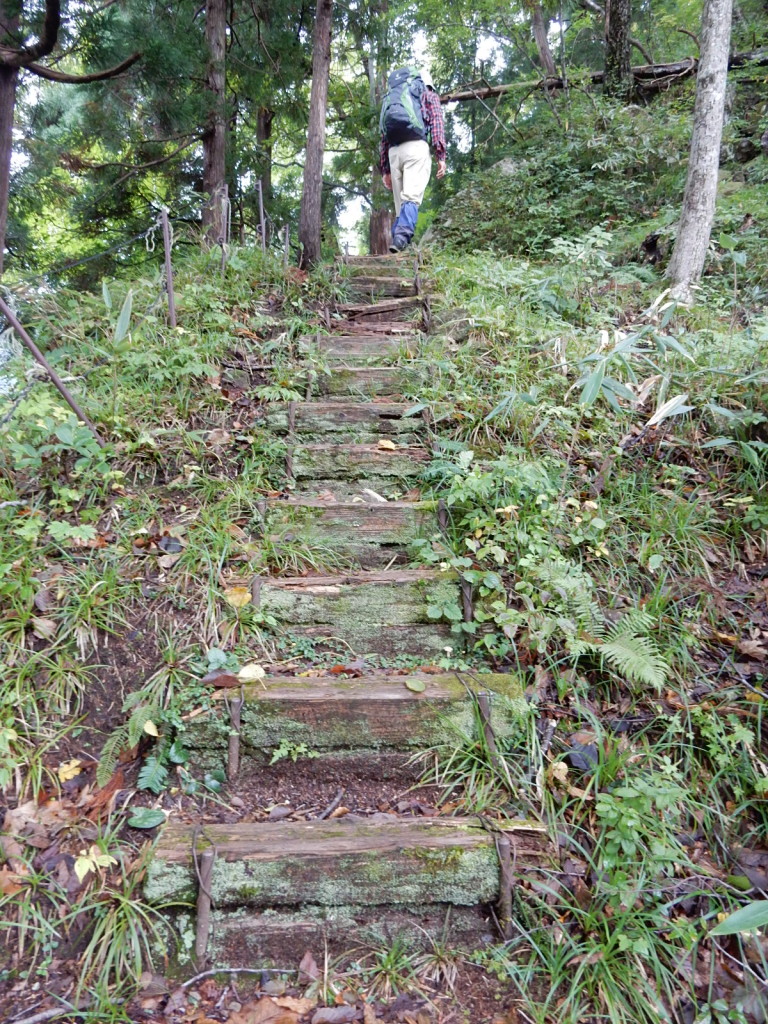 天まで続く階段です