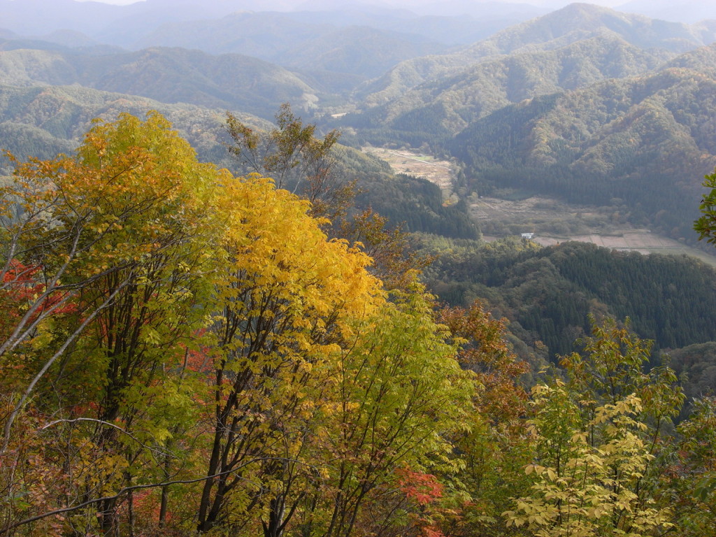 小俣集落も見えます。